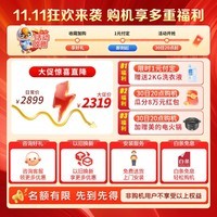 小天鹅（LittleSwan）滚筒洗衣机全自动家用 10公斤水魔方纯平自由嵌 1.28超高洗净比AI智投 一级能效 TG10V628PLUS