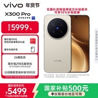 vivo X300 Pro 16GB+512GB 旷野棕 蔡司2亿APO超级长焦 蓝图影像双芯 5年持久流畅OriginOS 6 AI手机