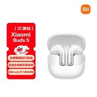 小米（MI）Xiaomi Buds 5【雷总同款】降噪耳机 半入耳式蓝牙耳机 适用于安卓苹果手机（雪山白）