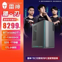 雷神（ThundeRobot）黑武士·猎刃 游戏设计办公商用台式机电脑电竞主机(i7-13650HX 32GD5 RTX5060Ti 1TSSD）