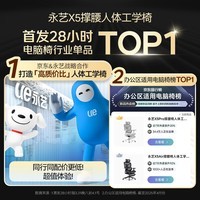 永艺X5 AIR撑腰椅人体工学椅电脑椅子护腰可躺人工力学座椅电竞办公椅 X5 AIR 灰色 4D扶手+脚托