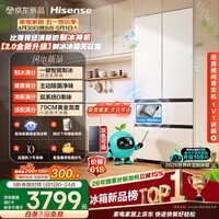海信大薄荷2.0 509L法式多门冰箱双系统自动制冰超薄超窄零嵌入大容量净味BCD-509E5SFZSD白国家补贴