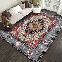 KAYE民族风波西米亚地毯沙发客厅茶几毯加厚免洗轻奢高级感卧室床边毯 BS-T22 120x160 cm