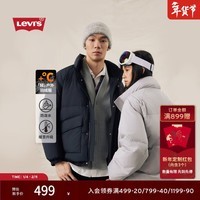 Levi\'s李维斯25年秋冬新款情侣美式休闲都市通勤简约立领羽绒服 黑色 2XL