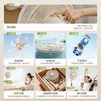 美的（Midea）电风扇家用智能感温落地扇立式轻音节能变频电扇台扇迷你扇台立两用风扇一级能效 2026年新品丨一级能效轻音落地扇