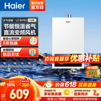 海尔(Haier)【咨询客服享底价】16升燃气热水器MODEL天然气家用恒温高水气双调直流变频风机智能ECO节能UTSPRO 12L UTSPRO【本店爆款一厨一卫】 主推款