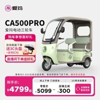 爱玛（AIMA）【门店自提】乐淘Pro电动带蓬三轮家用老人代步车接送孩子电动车 到店选色提车