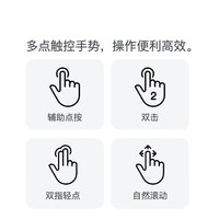 Apple/苹果 妙控鼠标-黑色(USB-C端口)多点触控表面苹果鼠标蓝牙鼠标无线鼠标办公鼠标适用于Mac/iPad