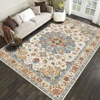 KAYE民族风波西米亚地毯沙发客厅茶几毯加厚免洗轻奢高级感卧室床边毯 BS-T26 120x160 cm