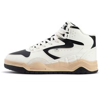 361°男鞋情侣透气复古文化鞋休闲运动鞋女 【女】羽毛白/曜石黑-6622A-4【加绒】 38