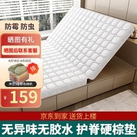 硕雷天然椰棕床垫子折叠榻榻米硬床垫卧室软棕榈乳胶棕垫薄厚定制 3e椰梦维5厘米厚折叠 1500*1900