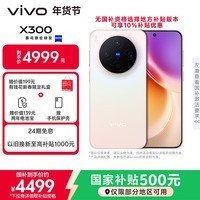 vivo X300 12GB+512GB 幸运彩 蔡司2亿超级主摄 蔡司APO超级长焦 5年持久流畅OriginOS 6 拍照 AI手机