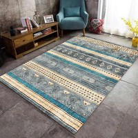 KAYE民族风波西米亚地毯沙发客厅茶几毯加厚免洗轻奢高级感卧室床边毯 BS-T32 120x160 cm