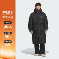 阿迪达斯 adidas【滔搏运动】三叶草男子3S LONG DOWN U羽绒服 KC2564 L