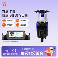 雅迪【北京专享】冠能龙霆Y-G 电动自行车 时尚男士通勤代步防盗智能电动车【门店自提】 颜色到店自选