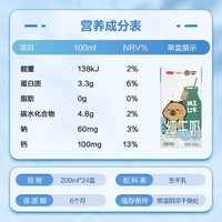 三元小方白脱脂纯牛奶整箱200ml*24盒 0脂肪 整箱送礼【丁禹兮同款】