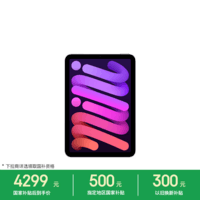 Apple/苹果 iPad mini (A17 Pro) 8.3英寸 平板电脑(128G WLAN版/mini7/MXN93CH/A)紫色