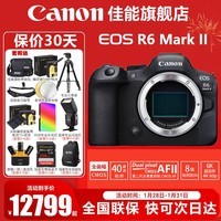 佳能（Canon） EOS R6 Mark II/r6三代全画幅微单相机r6 2二代专业微单 Vlog数码相机 R6二代单机身【全新未拆封】 官方标配【京东多仓发~快可次日达】