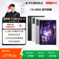 联想【重磅新品】拯救者Y900 11 2026新款AI平板电脑二合一平板官方旗舰店 12G+256G官方标配 冰魄白 常规版