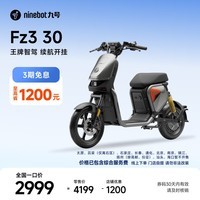 九号（Ninebot）【新国标电自】九号电动Fz3 30电动自行车9号智能电动车【门店自提】 到门店自选颜色