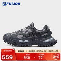 FILA FUSION斐乐官方潮牌硬糖男鞋厚底增高运动鞋2025秋新老爹鞋休闲鞋