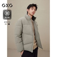 GXG男装棉服夹克外套2024年冬季新品 灰色 175/L