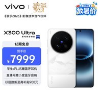 vivo X300 Ultra 16GB+512GB 银调 蔡司大师镜头群 全焦段4K 120fps 10bit Log 拍照 AI手机