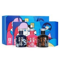 舍得 艺术舍得 致敬大师 浓香型 白酒 52度 100ml*3 礼盒装