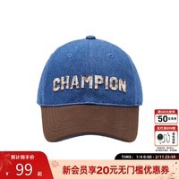 Champion冠军秋季新款棒球帽校队pro男女休闲情侣运动遮阳帽子 蓝色 均码
