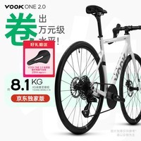 VOOKONE2.0独家版 公路自行车 单盘13速 碳纤维前叉碟刹轻量骑行 S码