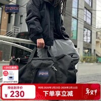 JANSPORT杰斯伯健身包户外旅行包运动包男女休闲斜挎包 4QVH008 黑色