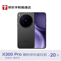 vivo X300 Pro 16GB+512GB 纯粹黑 蔡司2亿APO超级长焦 蓝图影像双芯 AI手机 【京东快递】