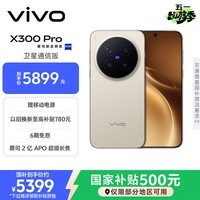 vivo X300 Pro 卫星通信版 12GB+512GB 旷野棕 蔡司2亿APO超级长焦 蓝图影像双芯 拍照 AI手机