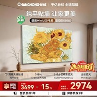 长虹电视65英寸 Mini LED 512分区 4+64GB 288Hz高刷 65D7H Mini 以旧换新国家补贴15%