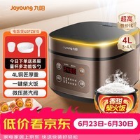 九阳(Joyoung)30分钟快煮饭大火力柴火饭4升家庭容量3~4人电饭煲电饭锅多功能微压焖煮方煲F-40FZ815