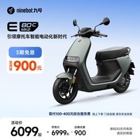 九号（Ninebot）智能电动摩托车E80c MK2全速真续航铅酸【门店自提】 到门店选颜色