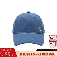 Champion冠军鸭舌帽女秋季美式运动刺绣红色情侣时尚棒球帽 墨蓝 均码