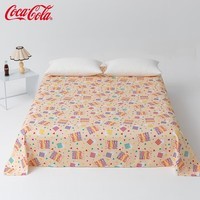 可口可乐亲肤磨毛加厚床单单件防脏被罩 繁花似锦 160cm*230cm