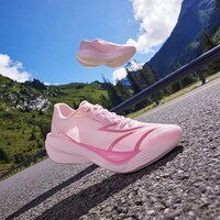 361°男鞋运动鞋【飞飚ET】春夏季新款体测竞速马拉松碳板跑步鞋IP 桃花韵 42.5 （9）