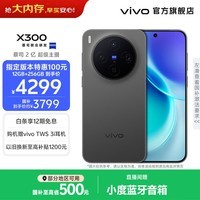 vivo X300 蔡司2亿超级主摄 蔡司APO超级长焦 持久流畅OriginOS 6 国补 直屏拍照手机 大内存性价比 纯粹黑 12GB+256GB 官方标配