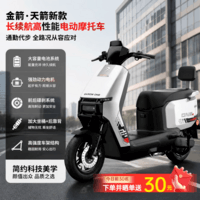 金箭天箭新款电动摩托车长续航踏板长续航电瓶车成人通勤代步全路况战神高性能电动车 索罗灰/前后碟刹/定速巡航 72V21AH品牌铅酸电池-续航100公里