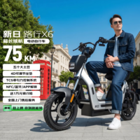 新日(Sunra)电动自行车 2026新新国标智驾60通勤代步助力电瓶车路行X6 丝绸银