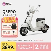爱玛(AIMA)【门店自提】Q5新国标时尚铅酸成人电动自行车电瓶车助力车 到店选色提车