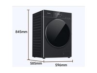 松下（Panasonic）白月光5.0滚筒洗烘一体洗衣机10kg超薄纯平全嵌高温除菌专利泡沫净可搭配搭搭双筒XQG100-F2JD1