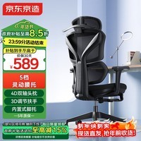 京东京造Z7Pro人体工学椅 电竞椅办公椅子电脑椅人工力学座椅3D扶手带脚踏