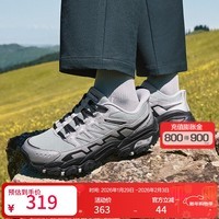 斯凯奇(Skechers)【Arch Fit足弓支撑】男鞋户外鞋运动休闲鞋新品秋冬 灰色/黑色/GYBK 41