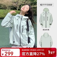 骆驼（CAMEL）户外冲锋衣硬壳全压胶单层轻量防风防暴雨登山服 1188  XL