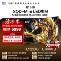 FFALCON雷鸟电视85鹤7 26款 85英寸 SQD-Mini LED超级蝶翼星曜屏 万象分区 绚彩XDR 平板电视85R79A