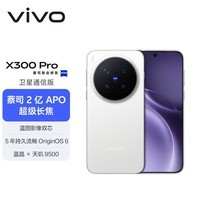 vivo X300 Pro 卫星通信版 12GB+512GB 简单白 【通讯】蔡司2亿APO超级长焦 蓝图影像双芯 拍照 AI手机