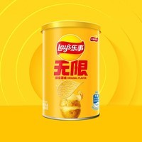 乐事(Lay\'s) 经典/大波浪/奇多系薯片 玉米棒40g/50g 单袋装办公室休闲零食 无限忠于原味---罐装40克